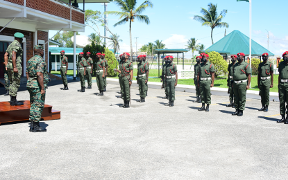 Suriname National Army commander visits GDF