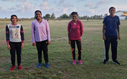 RHTY&SC female quartet commence preparations with ICC U19 World Cup in mind