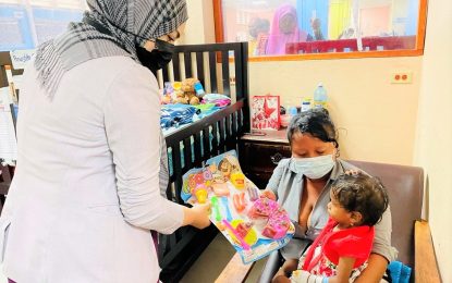 GNBS spreads Christmas cheer at GPHC’s children ward