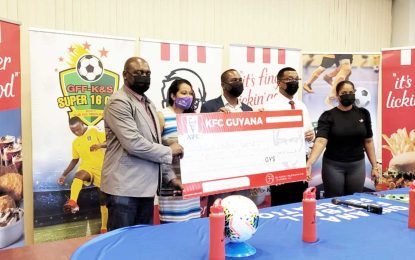 KFC Guyana injects $10M to GFF/K&S for year-end football tourney