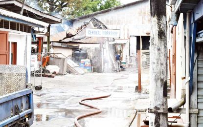 Fire destroys GNSC workshop