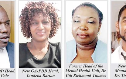 Head of Mental Health Unit, Food & Drug Dept. replaced