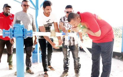 Minister Croal commissions $32.7M water system to boost supply to 800 Monkey Mountain residents