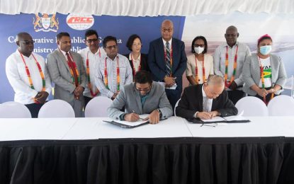 US$260M contract signed for new Demerara River Bridge