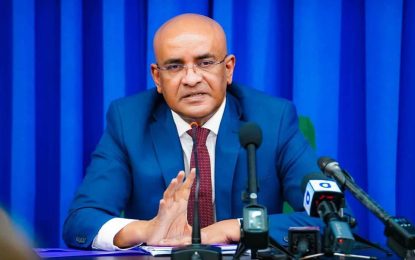 Jagdeo justifies Exxon company providing oil spill insurance for Stabroek Block projects