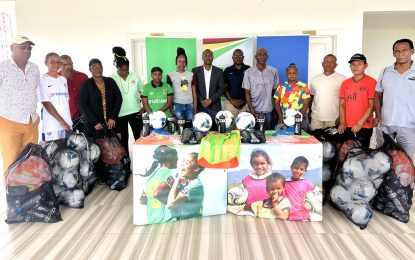 GFF distributes M-FAP equipment for Women’s League