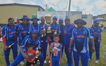 Former Guyana captain Daesrath leads Brampton Gladiators to ORSCA/Adana Homes T10 trophy