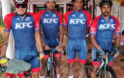 Three Guyanese Cycle Clubs for Suriname event