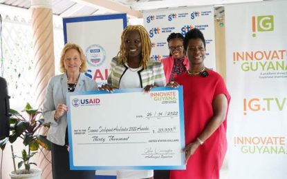 Linden entrepreneurs set to expand business ventures with US$30,000 grant