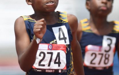 Alpha Harrison qualifies for 4x100m relay at AAU Junior Olympic Games