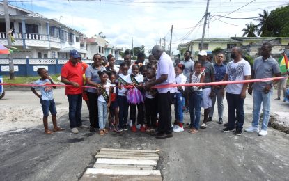 East Ruimveldt residents get upgraded recreational facility compliments of GPF and acting Commissioner of Police 