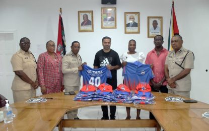 GALEA, NYPD donate 20 cricket uniforms to GPF’s Cricket Team