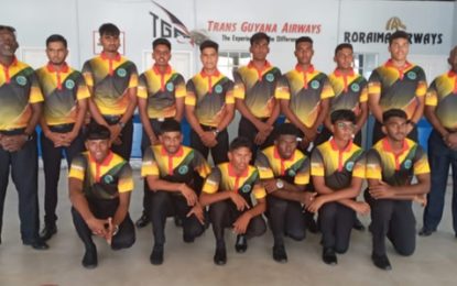 National Under17 team depart in quest for first Regional title at this level