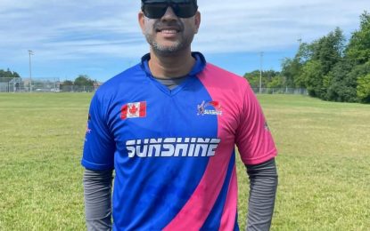 Canada-based Guyanese Ali struck 73 not out in ORSCA’s 15-over competition