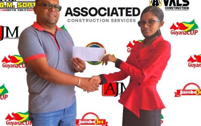 Berbice Businessman & Contractor continues to rally for the success of Guyana cup