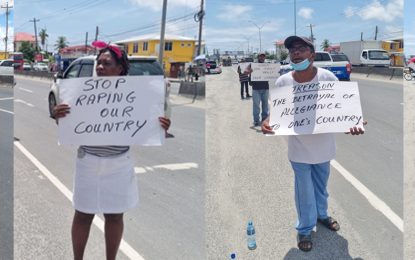 Protestors lash out against Jagdeo’s claim that ‘more oil money not a good thing’