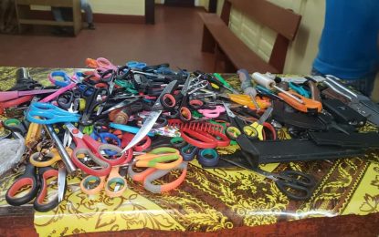 Toy gun, scissors, lighter seized at Emancipation J’ouvert