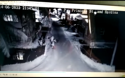 Video surfaces of bandits knocking man into trench to steal his motorbike