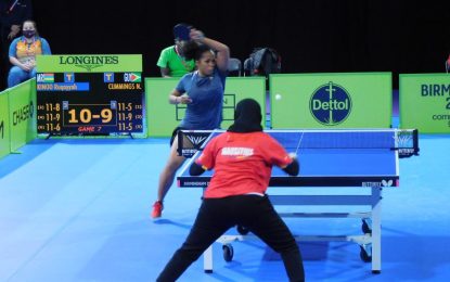 ‘Sensational’ Natalie! …historic performance from Cummings, Britton/Franklin at Commonwealth Games Table Tennis