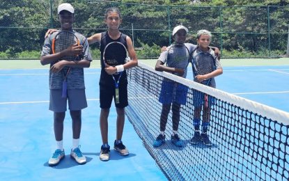 Guyana’s DeNobrega wins Gold in Boys U-12 doubles 