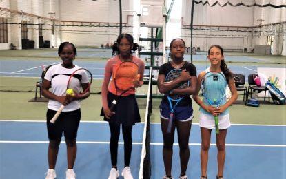 Trinity Cup Tennis in Trinidad Guyanese Girls are U-14 Trinity Cup Champs