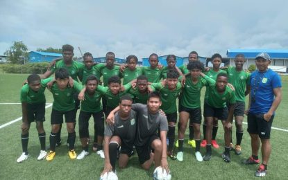 Guyana’s U14 Boys Team start 3-match Suriname football tour today