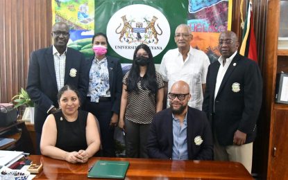 Pele FC Alumni Corp. and University of Guyana ink historic Bursary Award agreement