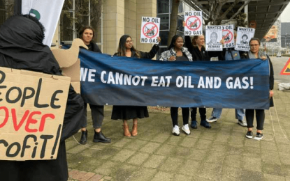 “We cannot eat oil and gas”