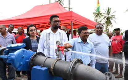 $50M well commissioned for 3500 Wakenaam residents