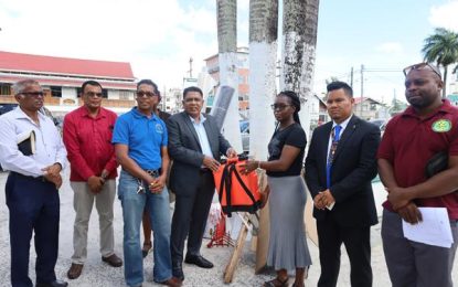 Shade house, tools donation to aid church’s agriculture prog.