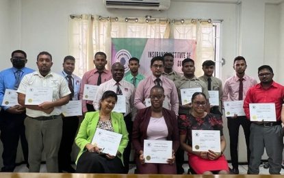 Insurance Institute of Guyana (IIG) conducts motor insurance claims fraud course