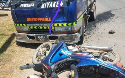 Motorcyclist succumbs after accident with canter truck at Albion