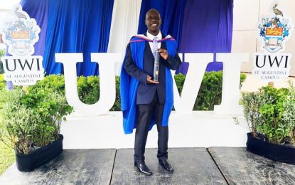 GCB congratulates Colin Stuart on completion of his Master’s Degree in Project Management from the University of the West Indies