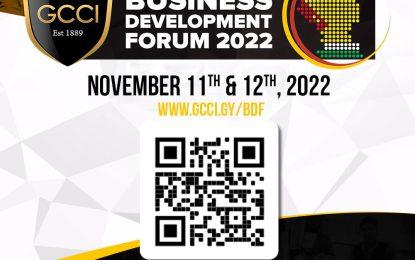 GCCI’s Business Development Forum set for November 11&12