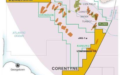 Oil companies to drill US$93M well in Corentyne Block next year