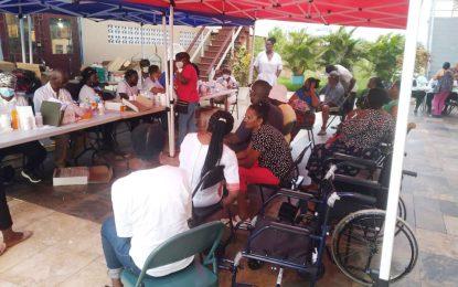 Hundreds benefit from RHTYSC Cricket Teams organised medical clinic with USA Medical group