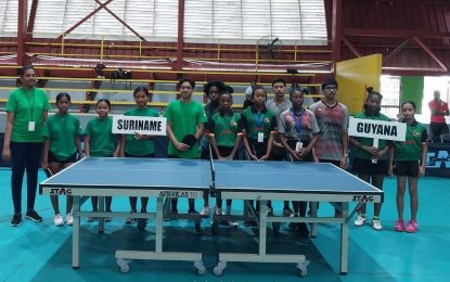 Guyana makes almost perfect to start IGG table tennis c/chip