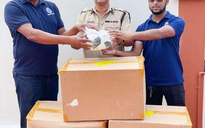 GPF receives footballs to assist youth and community development