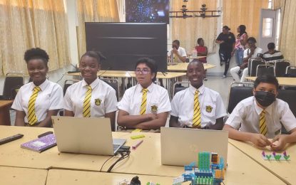 Queen’s College robotics teams receive silver and bronze medals at Caribbean Science Olympiad