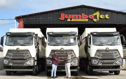 Jumbo Jet gets franchise rights to distribute Sinotruk brand trucks in Guyana