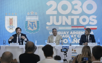 Argentina, Chile, Uruguay, Paraguay launch WC2030 bid