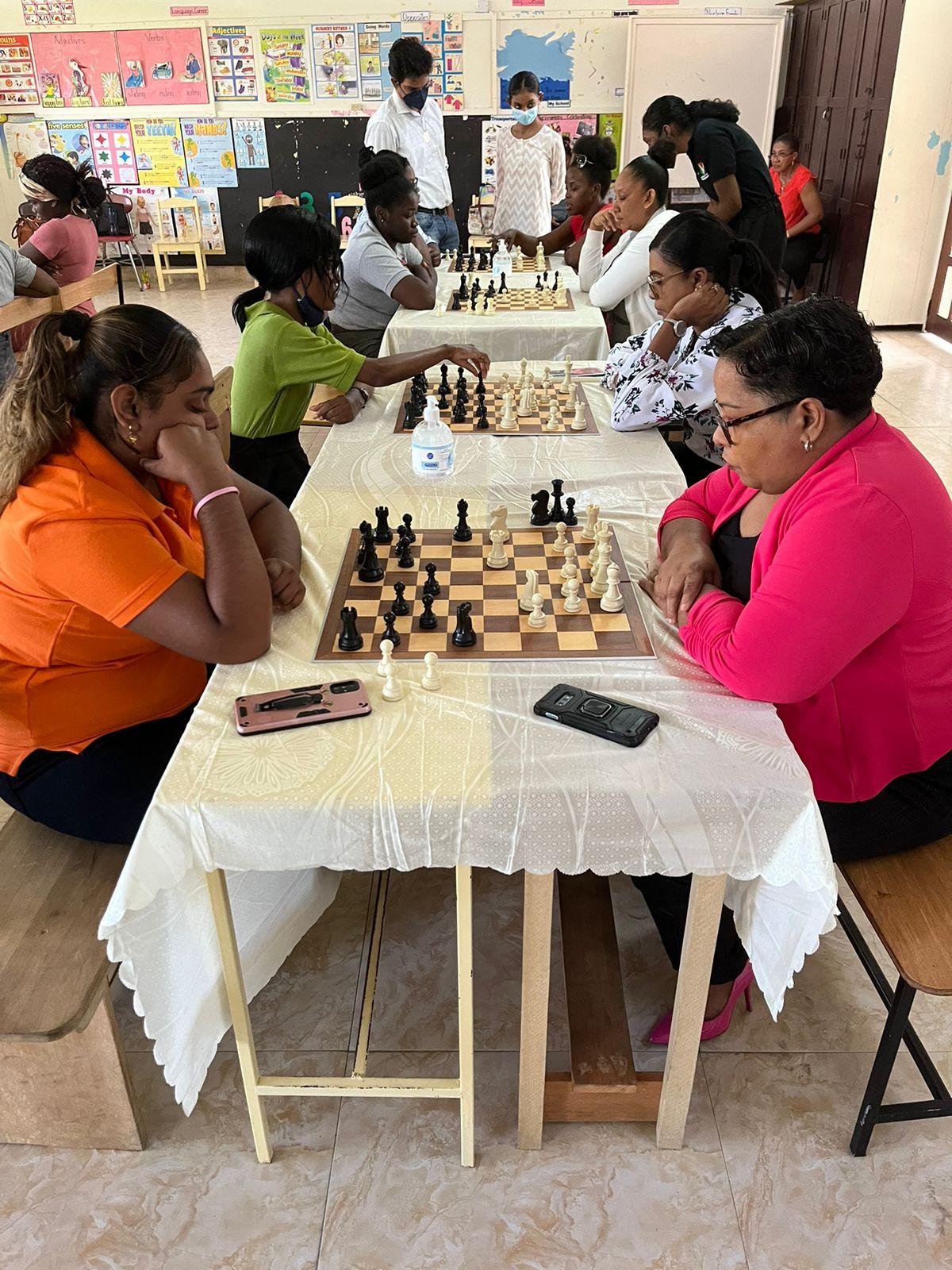 Some of the participants engaged in the tournament