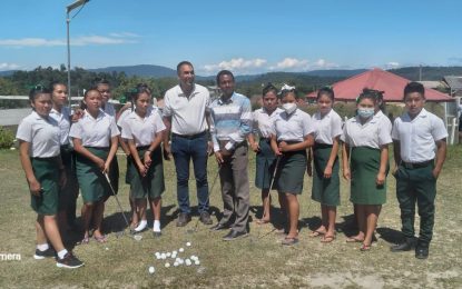 Guyana Golf Association and Allied Arts (MoE) continue to expand Golf around Guyana