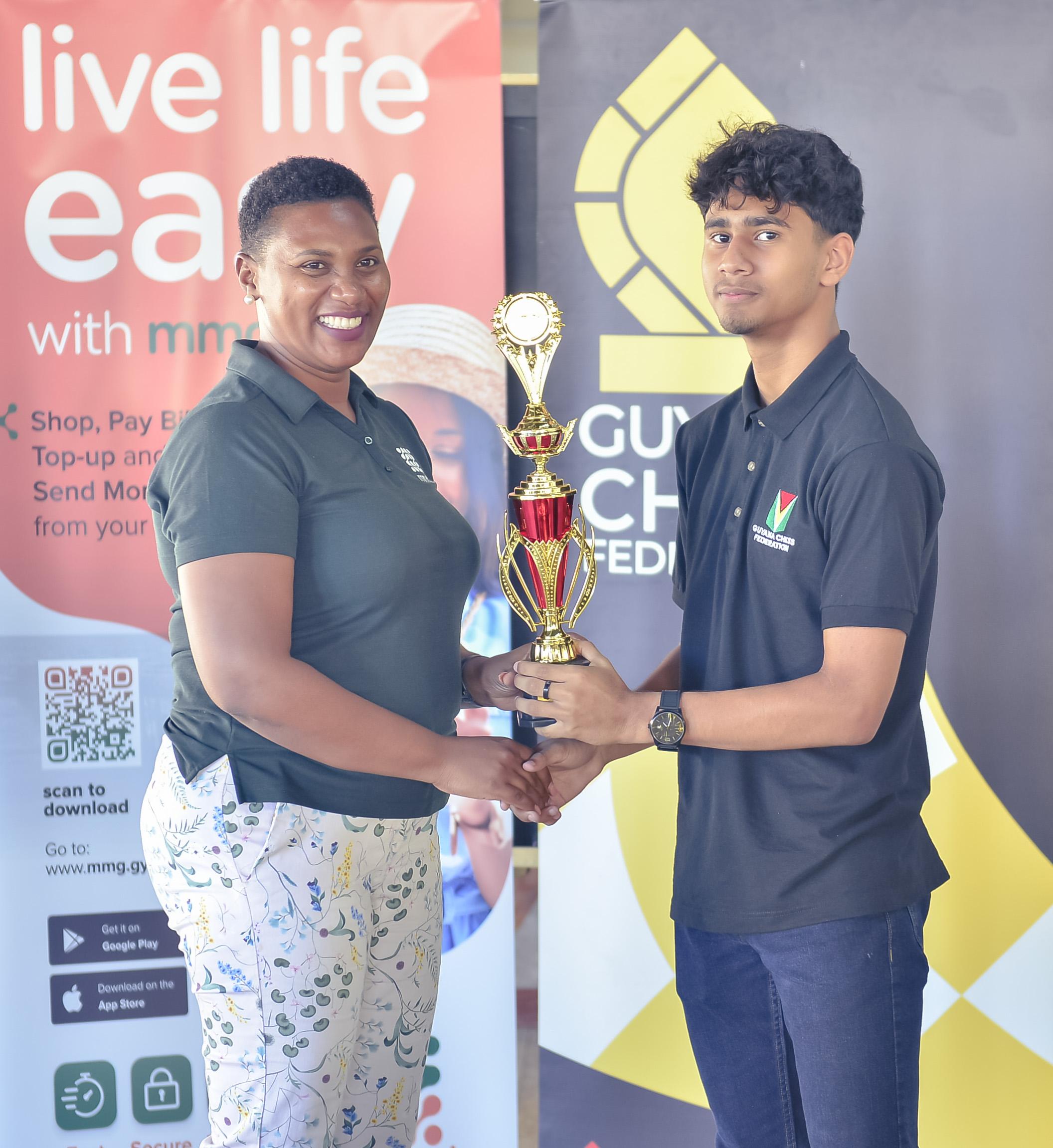 Mobile Money Guyana sponsors national Under-14 Rapid Chess Championships  2023