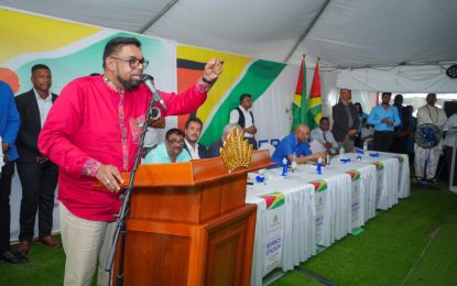 Pres Ali, Jagdeo flay advocates for better oil deal