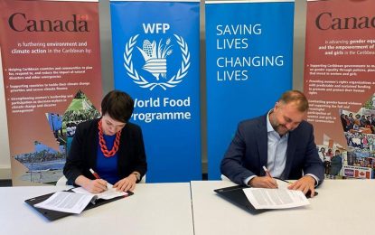 Canada, World Food Programme endorse CAD$15M Resilience and Enhanced Adaptability to Disasters in the Caribbean project