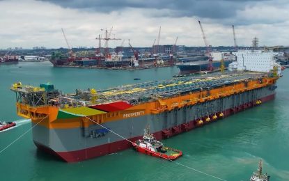 Third FPSO set to arrive in Guyana before the end of first quarter