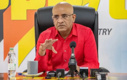 VP Jagdeo ready to break oil contract for time limit on Exxon audits but refuses to do same for royalty and taxes