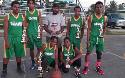 Kwakwani Untouchables are 4 x 4 basketball tournament winners