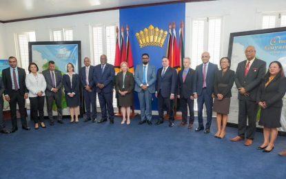 President Ali, cabinet members meet with visiting U.S delegation